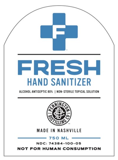 Front Label 750 mL Bottle (Fresh 750 mL (05))